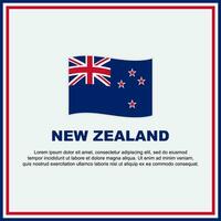 ny zealand flagga bakgrund design mall. ny zealand oberoende dag baner social media posta. ny zealand baner vektor