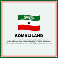 somaliland Flagge Hintergrund Design Vorlage. somaliland Unabhängigkeit Tag Banner Sozial Medien Post. somaliland Banner vektor