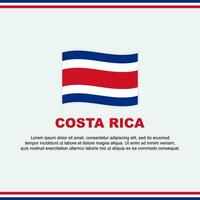 costa rica flagga bakgrund design mall. costa rica oberoende dag baner social media posta. costa rica design vektor