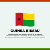 Guinea-Bissau Flagge Hintergrund Design Vorlage. Guinea-Bissau Unabhängigkeit Tag Banner Sozial Medien Post. Guinea-Bissau Design vektor
