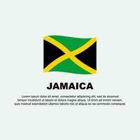 Jamaika Flagge Hintergrund Design Vorlage. Jamaika Unabhängigkeit Tag Banner Sozial Medien Post. Jamaika Hintergrund vektor