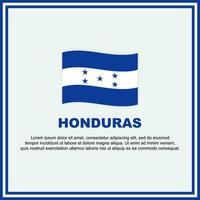 honduras flagga bakgrund design mall. honduras oberoende dag baner social media posta. baner vektor