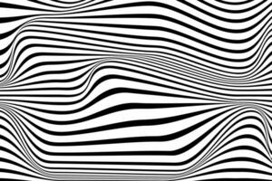 svart och vit abstrakt våg rörlig bakgrund. vektor