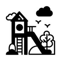 Spielplatz Symbol im Vektor. Illustration vektor