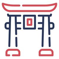 torii Symbol Illustration, zum uiux, Infografik, usw vektor