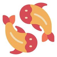 Koi Symbol Illustration, zum uiux, Infografik, usw vektor