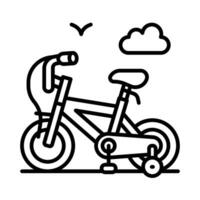 Fahrrad Symbol im Vektor. Illustration vektor