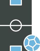 fotboll ikon vektor bild. lämplig för mobil appar, webb appar och skriva ut media.