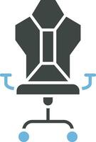 gaming stol ikon vektor bild. lämplig för mobil appar, webb appar och skriva ut media.