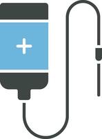 intravenös Symbol Vektor Bild. geeignet zum Handy, Mobiltelefon Apps, Netz Apps und drucken Medien.