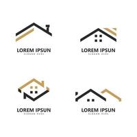 Home-Immobilien-Logo-Symbol-Vektor-Vorlage-Design vektor