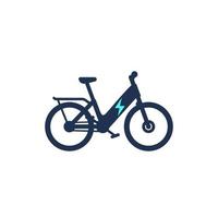 Elektrofahrrad, Elektrofahrrad, E-Bike-Symbol vektor