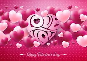 Happy Valentines Day Design vektor