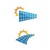 Solarenergie-Vektor-Icon-Darstellung vektor