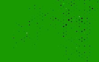 hellgrüner Vektorhintergrund mit farbigen Sternen. vektor