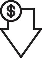 Geld Austausch Zahlung Symbol Symbol Vektor Bild. Illustration von das Dollar Währung Münze Grafik Design Bild