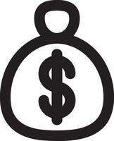 pengar utbyta betalning ikon symbol vektor bild. illustration av de dollar valuta mynt grafisk design bild