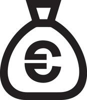 pengar utbyta betalning ikon symbol vektor bild. illustration av de dollar valuta mynt grafisk design bild