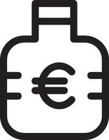 pengar utbyta betalning ikon symbol vektor bild. illustration av de dollar valuta mynt grafisk design bild