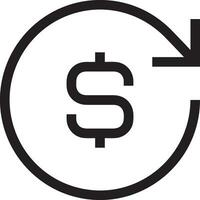 Geld Austausch Zahlung Symbol Symbol Vektor Bild. Illustration von das Dollar Währung Münze Grafik Design Bild