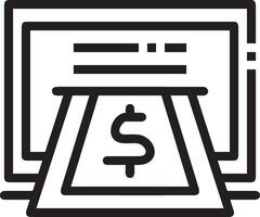 Geld Austausch Zahlung Symbol Symbol Vektor Bild. Illustration von das Dollar Währung Münze Grafik Design Bild