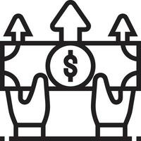 Geld Austausch Zahlung Symbol Symbol Vektor Bild. Illustration von das Dollar Währung Münze Grafik Design Bild