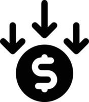 pengar utbyta betalning ikon symbol vektor bild. illustration av de dollar valuta mynt grafisk design bild