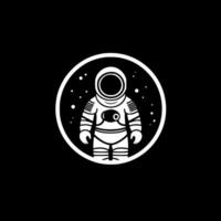 Astronaut, minimalistisch und einfach Silhouette - - Vektor Illustration