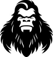 Bigfoot - - minimalistisch und eben Logo - - Vektor Illustration