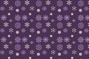 ein lila Hintergrund mit Weiß Schneeflocken vektor