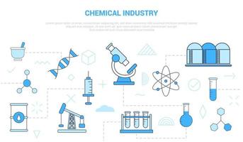 kemisk industri koncept vektor