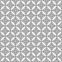 Schwarz-Weiß-nahtlose Mustertextur. Ziergrafik in Graustufen. Mosaik Ornamente. Mustervorlage. vektor