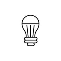 Lampe Monoline Symbol. perfekt zum Design, Infografiken, Netz Websites, Anwendungen. vektor