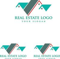 echt Nachlass Logo Design. Gebäude Logo Design. Zuhause Logo Design. Haus Logo Design vektor
