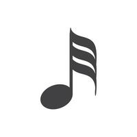 musik anteckningar ikon, musikalisk nyckel tecken vektor illustration.