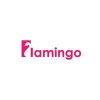 flamingo logotyp mall. vektor djur- logotyp illustration
