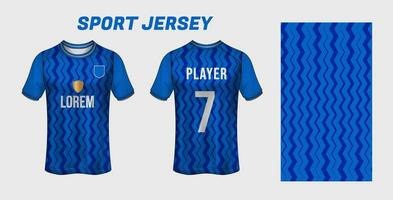 Sport Jersey Design Stoff Textil- zum Sublimation vektor