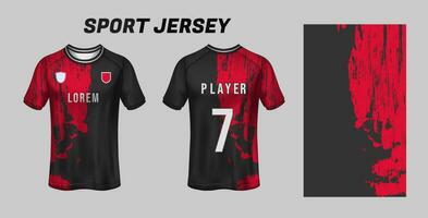 Sport Jersey Design Stoff Textil- zum Sublimation vektor