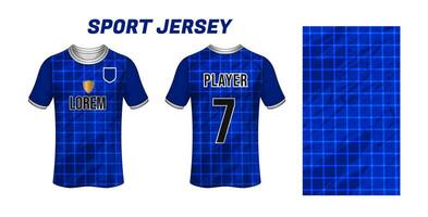 Sport Jersey Design Stoff Textil- zum Sublimation vektor