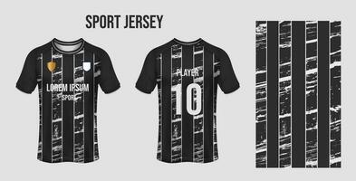 sport jersey design tyg textil- för sublimering vektor