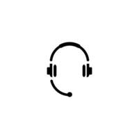 Headset Symbol Vektor Illustration Logo Vorlage zum viele Zweck. isoliert auf Weiß Hintergrund