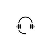 Headset Symbol Vektor Illustration Logo Vorlage zum viele Zweck. isoliert auf Weiß Hintergrund