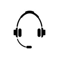 Headset Symbol Vektor Illustration Logo Vorlage zum viele Zweck. isoliert auf Weiß Hintergrund