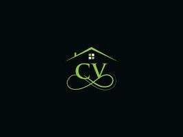 echt Nachlass Lebenslauf Logo Vektor, Luxus Lebenslauf Gebäude Logo zum Geschäft vektor