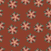 nahtlos Muster mit schön Blumen. perfekt zum Verpackung Papier, Textil, Stoff, drucken, Hintergrund vektor