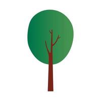 isolierte Saison Baum Symbol Vektor-Design vektor