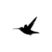 fliegend Kolibri Silhouette, können verwenden Kunst Illustration, Webseite, Logo Gramm, Piktogramm oder Grafik Design Element. Vektor Illustration