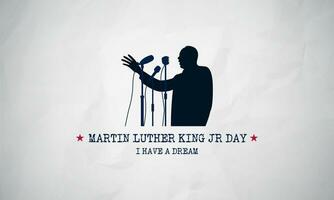 glücklich Martin Luther König jr. Tag Hintergrund Vektor Illustration