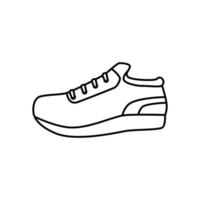 isolerad sport sko vektor design