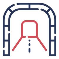 Tunnel Symbol Illustration, zum uiux, Infografik, usw vektor